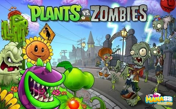 Plants Vs.Zombie thuộc thể loại trò chơi phòng thủ chiến đấu hấp dẫn