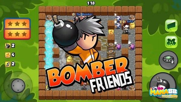 Giao diện Game Bomber Friends