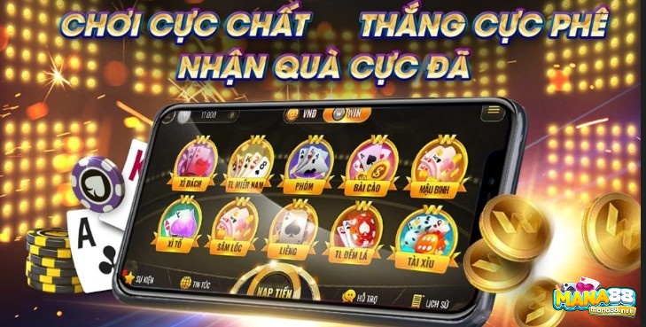 Giao diện cổng game Tien 88