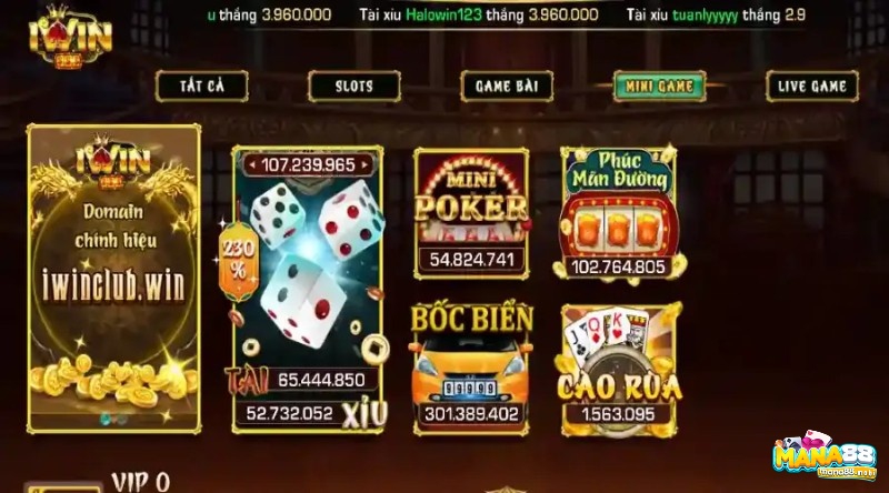 Kho game casino ấn tượng tại iwin gameiwin.casino