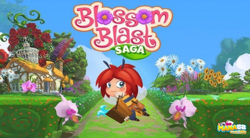 Game hoa hong BlossomBlast Saga nối hoa số 1 hiện nay