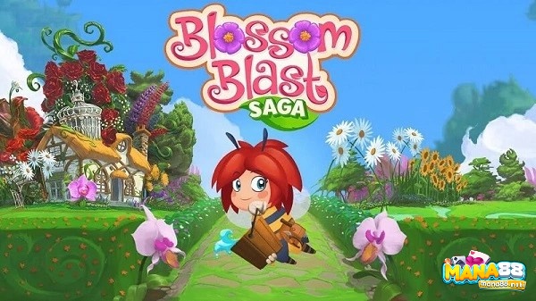 Thu thập hoa tại game hoa hồng Blossom Blast Saga 2015