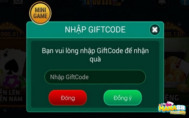 Nhận giftcode tại các sự kiện fanpage