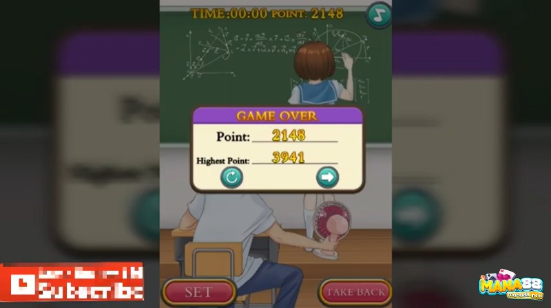 Điểm số của người chơi khi trò chơi kết thúc