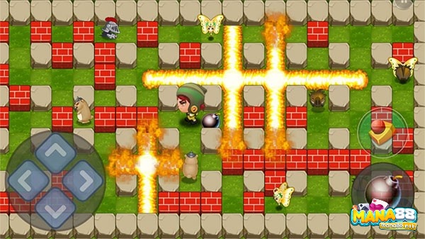 Luật chơi game đặt bom 2 người chơi - Bomberman