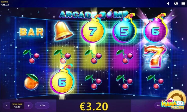 Arcade Bomb là một trò slot mới lạ dựa trên chủ đề máy trái cây cổ điển
