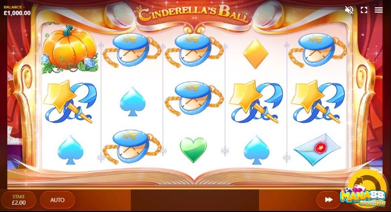 Cinderella’s Ball là game slot game slot 5 cuộn, 20 hàng thanh toán