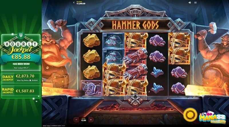 Hammer Gods sử dụng lưới có kích thước 5x4 