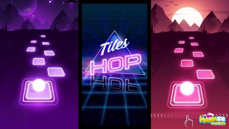 Trò chơi âm nhạc Game Tiles Hop - EDM Rush cực hấp dẫn