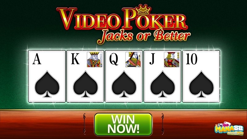 Video Poker là một trò chơi casino kết hợp giữa poker và máy đánh bài