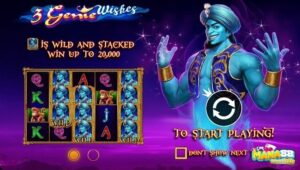 3 Genie Wishes: Slot Thần đèn với 3 điều ước may mắn