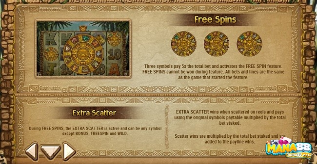 Extra Scatter đóng vai trò biểu tượng Wild trong tính năng vòng quay miễn phí