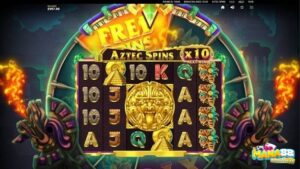 Aztec Spins: Quay hũ miễn phí, nhận thưởng 4093x cược