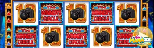 Ít nhất 3 The Winner Circle sẽ kích hoạt tính năng Winner’s Circle Bonus