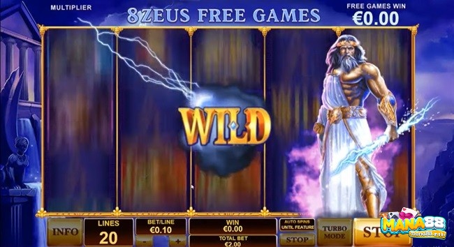 Nhận 9 vòng quay miễn phí và hệ số nhân tối đa x3 lần trong Zeus Free Games