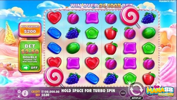 Sweet Bonanza - bản slot game của Candy Crush 
