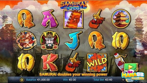 Samurai Split cung cấp 480 free spin 