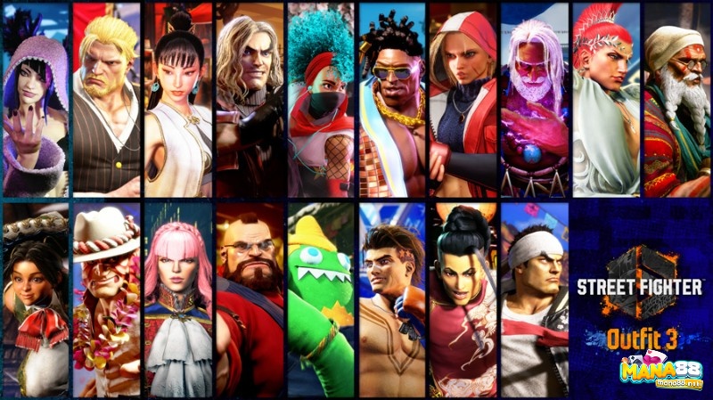 Đội hình nhân vật của Game Street Fighter 6
