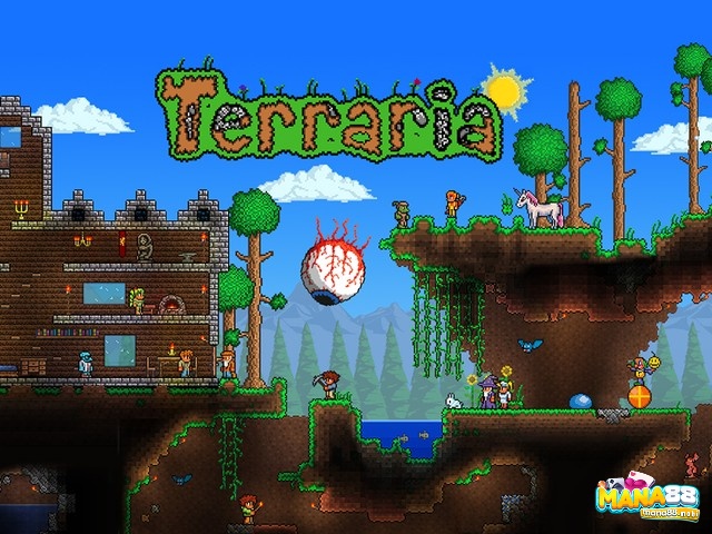 Terraria là game có đồ họa phong cách 8-bit cổ điển