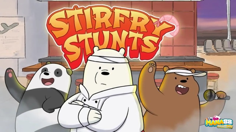 Game Casual games trên mobile - StirFry Stunts - We Bare Bears